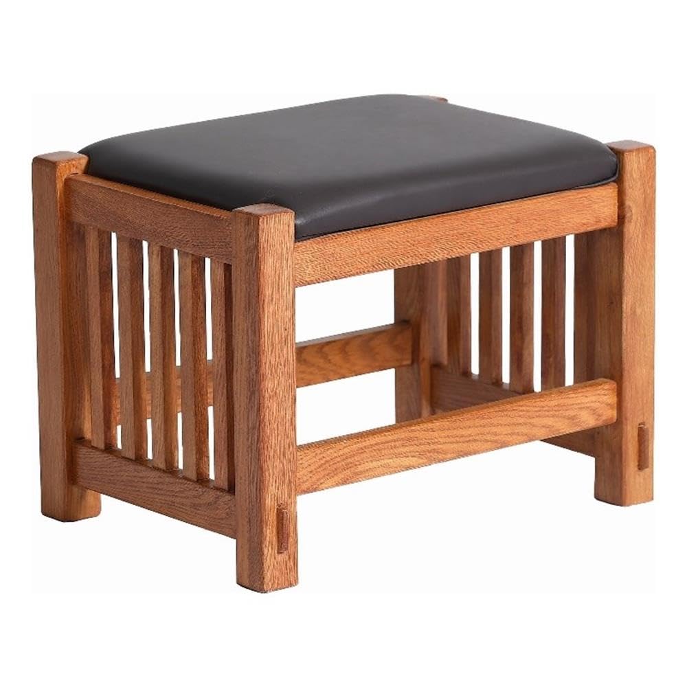 Outdoor Furniture Vintage - Mission Oak Foot Stool with Spindles