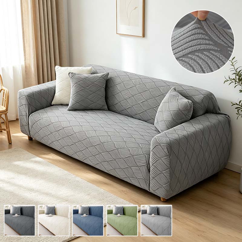 Outdoor Furniture Xl - Solid Color Elastic Sofa Cover Thicken