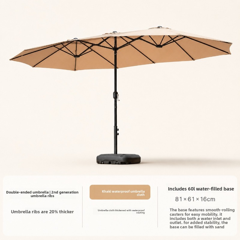 Outdoor Furniture Sunbrella - Outdoor Shade Umbrella Large Center Pole