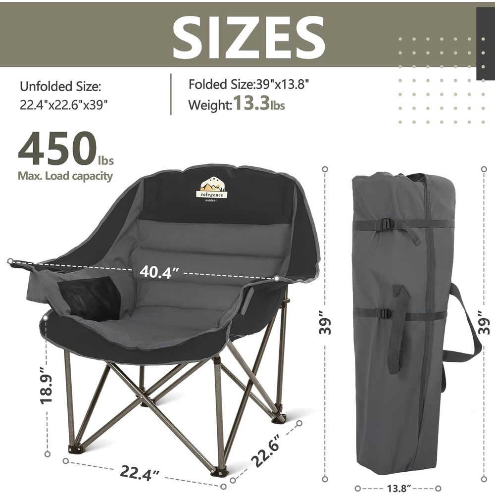 Oversized Camping Chairs Set o - Outdoor Furniture Xl 评论和价格