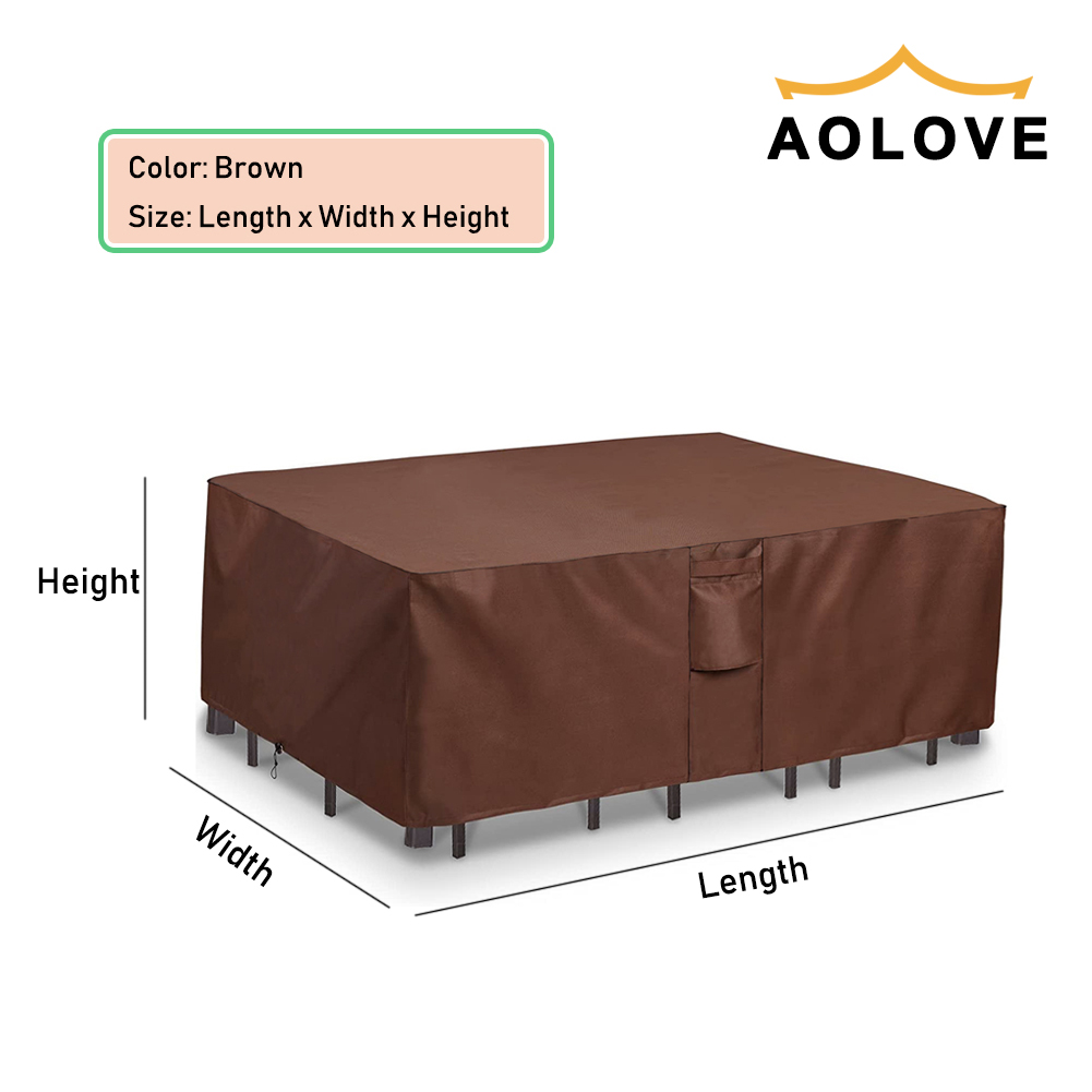Brown 420D HEAVY DUTY Outdoor  - Outdoor Furniture Sunbrella 评论和价格