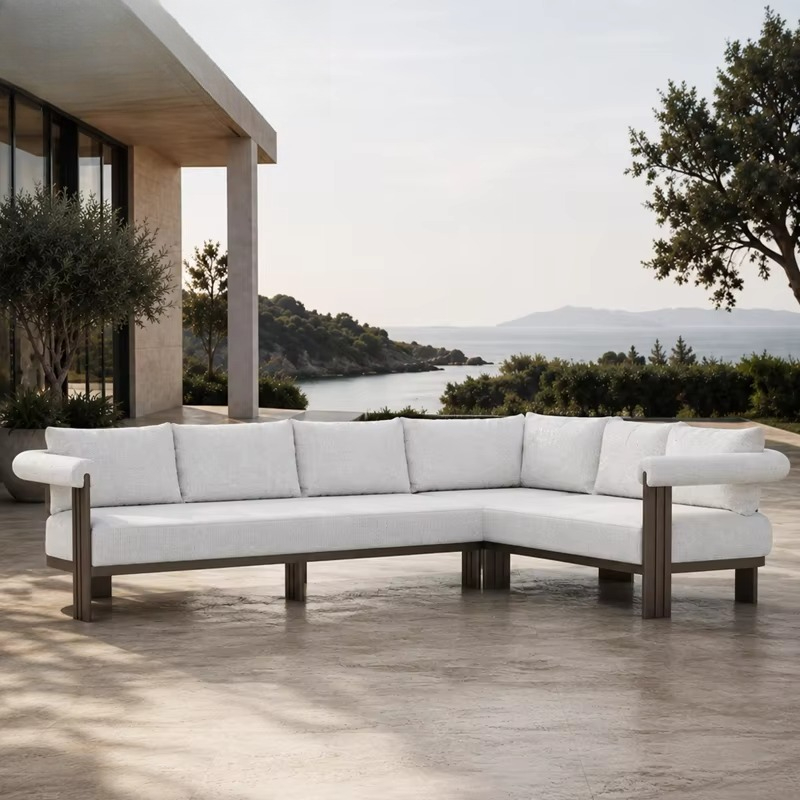 #Luxury Villa Sofa Set Modern  - Outdoor Furniture L Shape 评论和价格