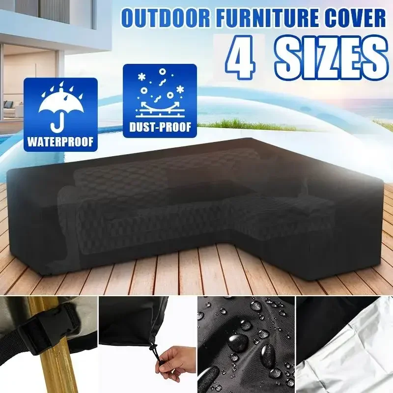 190T Waterproof Outdoor Garden - Outdoor Furniture L Shape 评论和价格