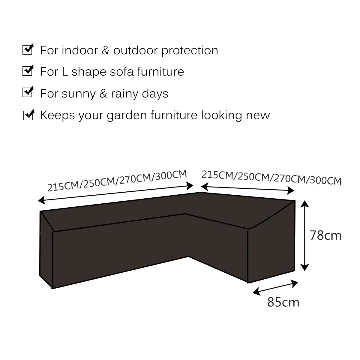 190T Waterproof Outdoor Garden - Outdoor Furniture L Shape 评论和价格