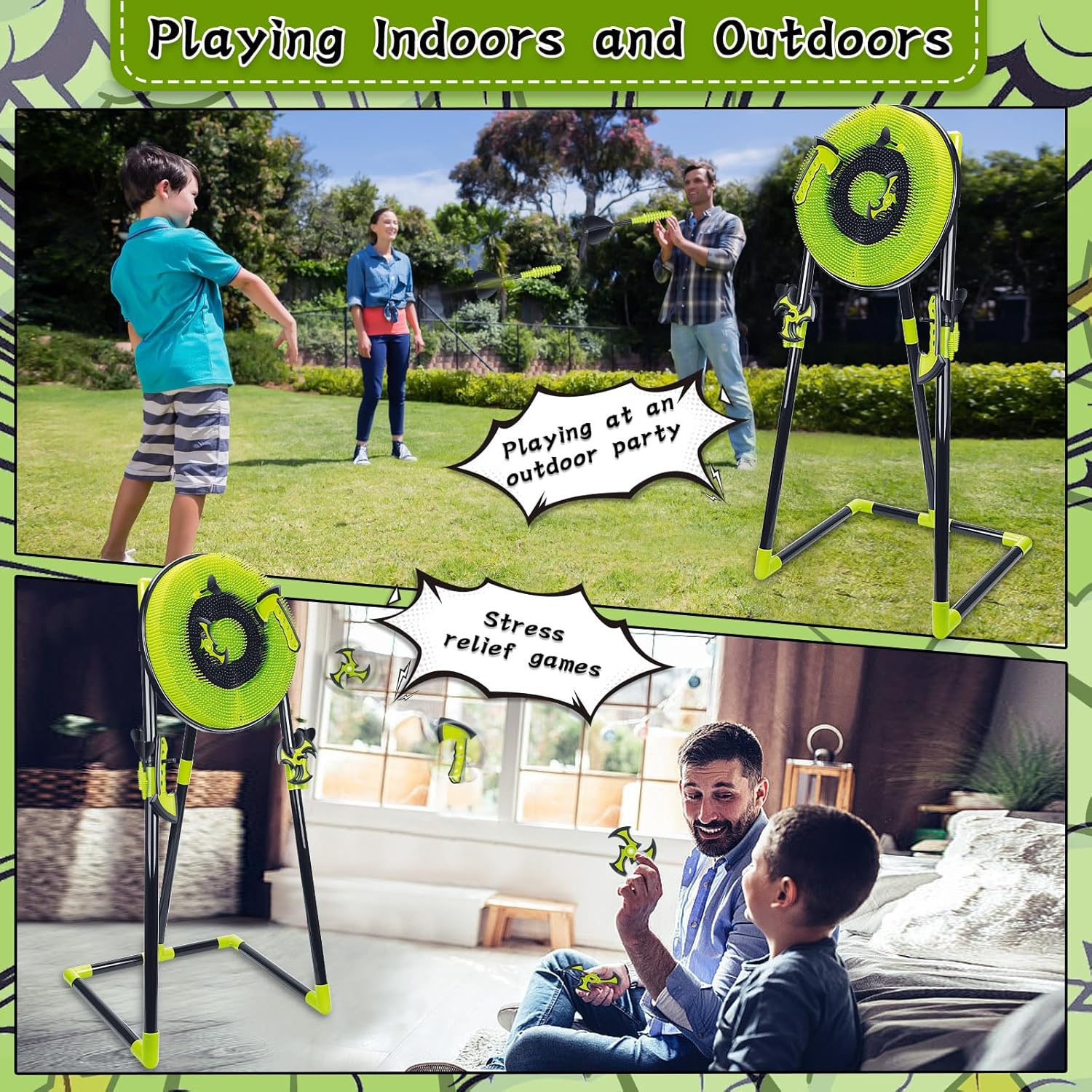 4 in 1 Axe Throwing Target Set - Outdoor Furniture Target 评论和价格