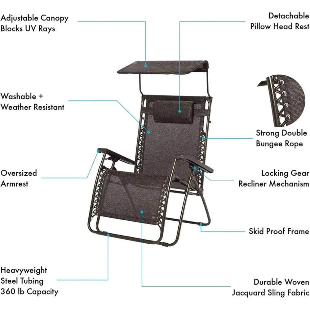 2-Pack 30 XL Zero Gravity Outd - Outdoor Furniture Xl 评论和价格