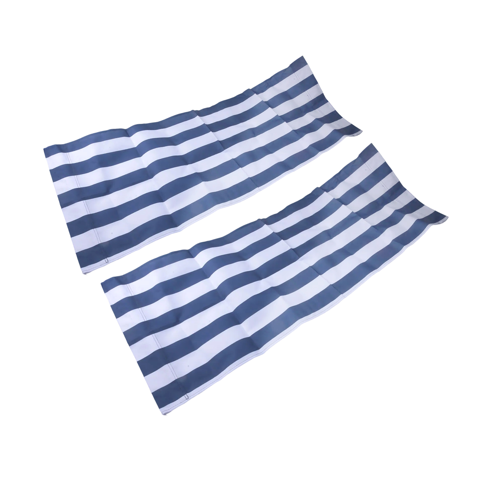 120x45cm White Blue Striped Po - Outdoor Furniture Replacement Fabric 评论和价格