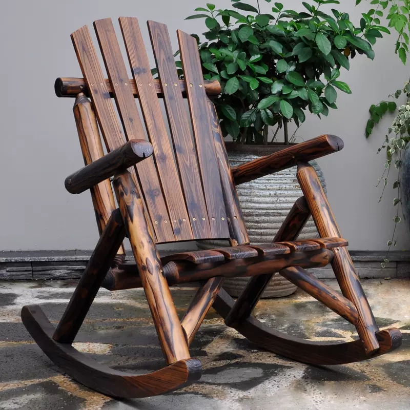 Outdoor Furniture Wooden Rocki - Outdoor Furniture Vintage 评论和价格