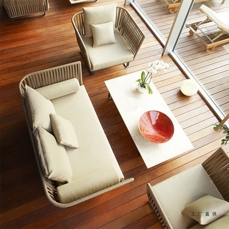 Outdoor Rattan Sofa Set Waterp - Outdoor Furniture Metal Chairs 评论和价格