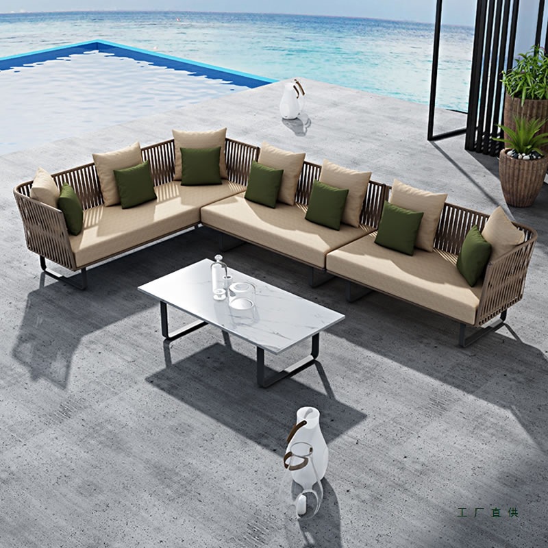 Outdoor Rattan Sofa Set Waterp - Outdoor Furniture Metal Chairs 评论和价格