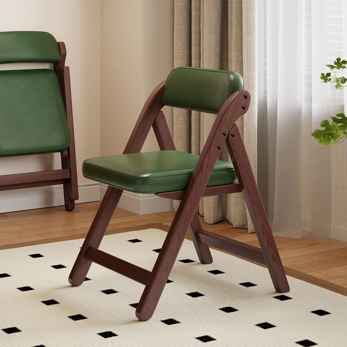 Vintage style solid wood foldi - Outdoor Furniture Vintage 评论和价格