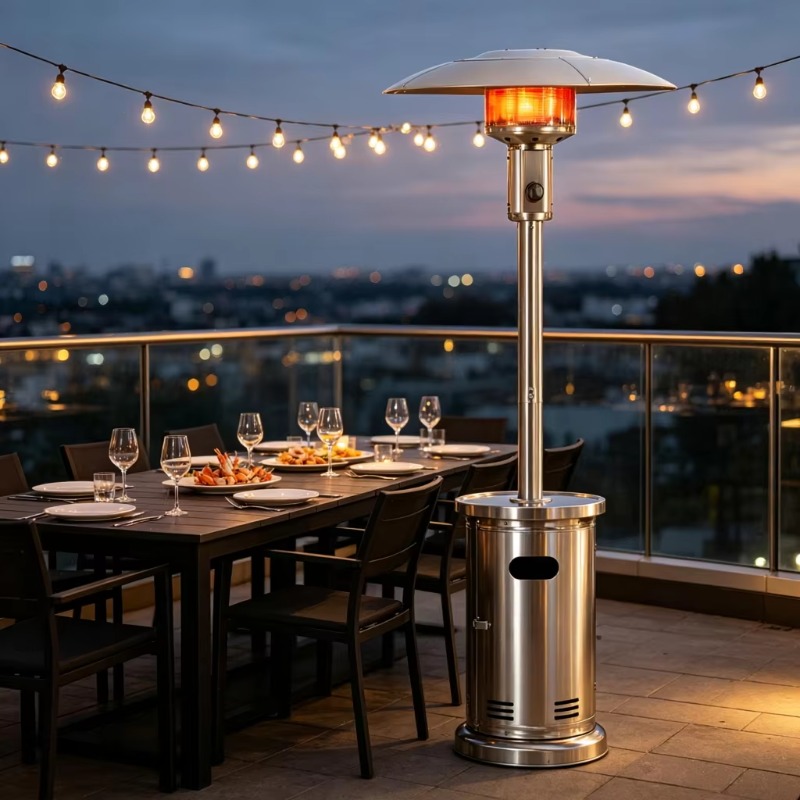 Airo Fast Heating Umbrella Gas - Patio Heater Standing 评论和价格