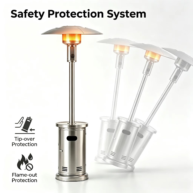 Airo Fast Heating Umbrella Gas - Patio Heater Standing 评论和价格