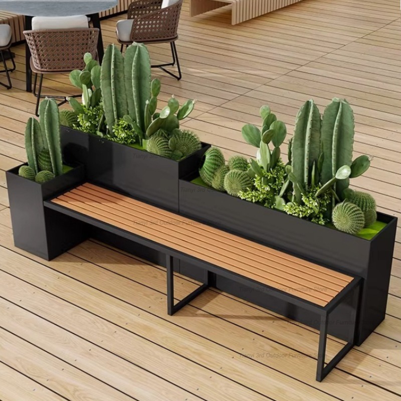 Nordic Stainless Steel Planter - Outdoor Furniture Metal Chairs 评论和价格