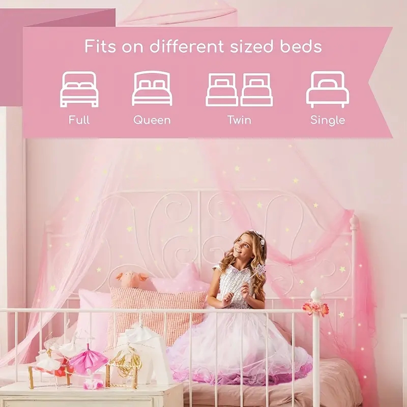 Bed Canopy For Girls With Glow - Outdoor Furniture Hay 评论和价格