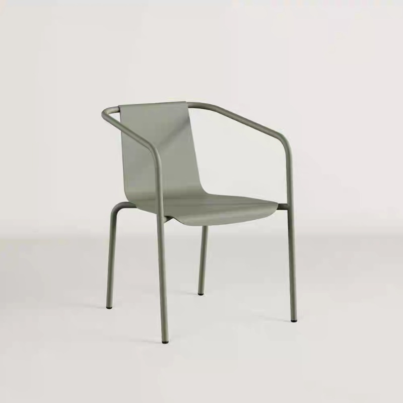 Scandinavian Patio Set Long Ta - Outdoor Furniture Metal Chairs 评论和价格