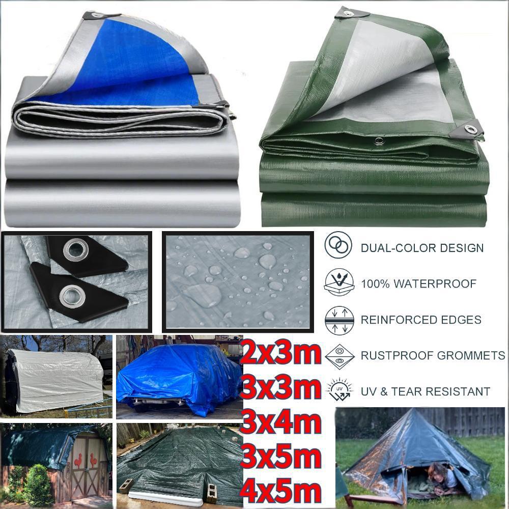 PE Tarp Waterproof Large Sheet - Outdoor Furniture Sunbrella 评论和价格