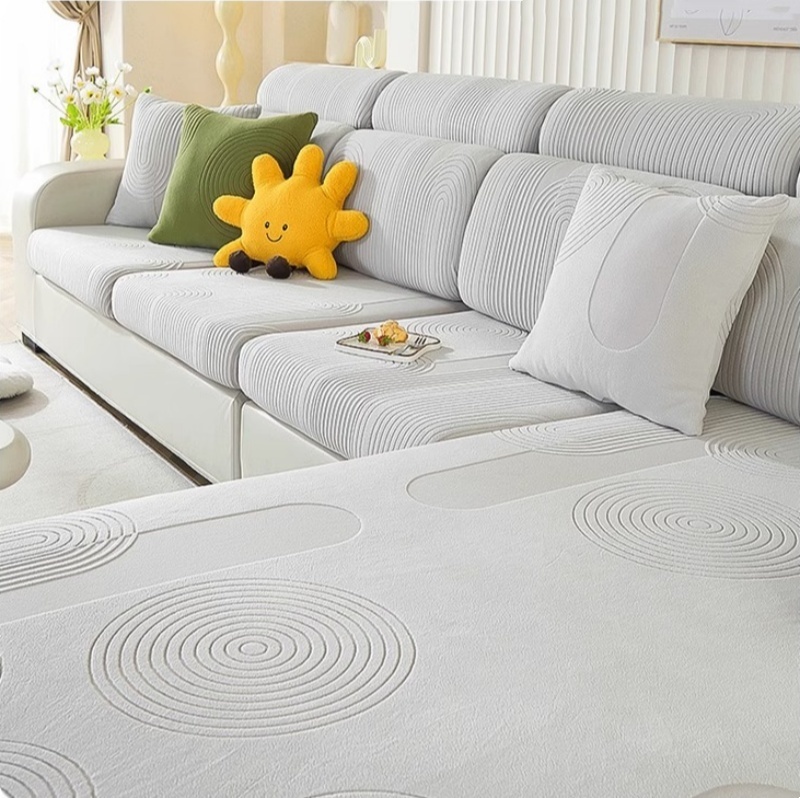 Elastic Jacquard Velvet Sofa C - Outdoor Furniture Xl 评论和价格