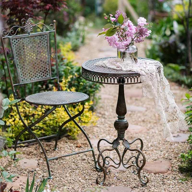 European Vintage Iron Garden T - Outdoor Furniture Vintage 评论和价格