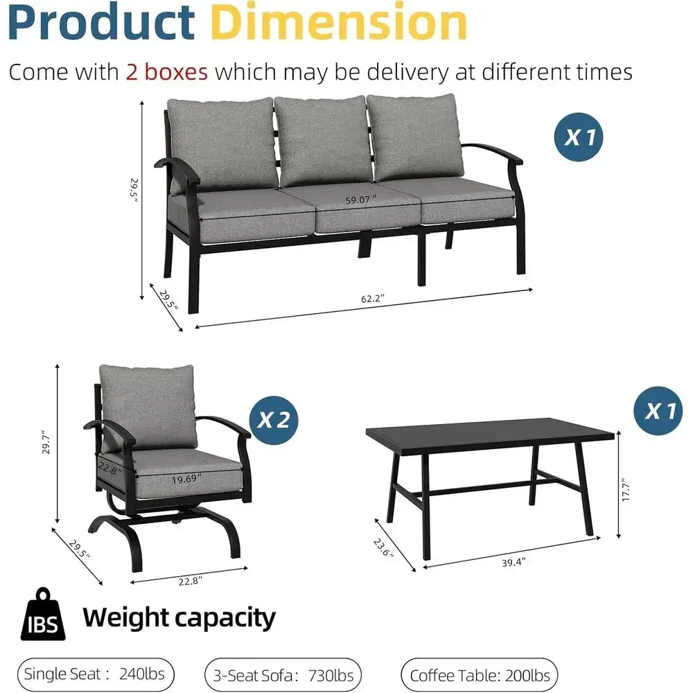Grey Outdoor Metal Patio Furni - Outdoor Furniture Metal Chairs 评论和价格