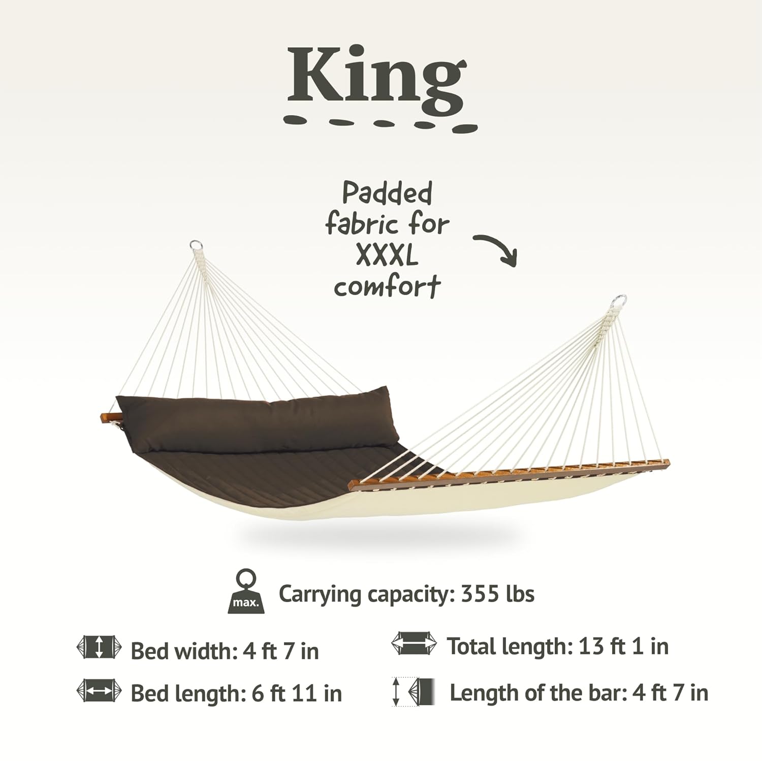 Quilted Double Hammock Spreade - Outdoor Furniture Xl 评论和价格