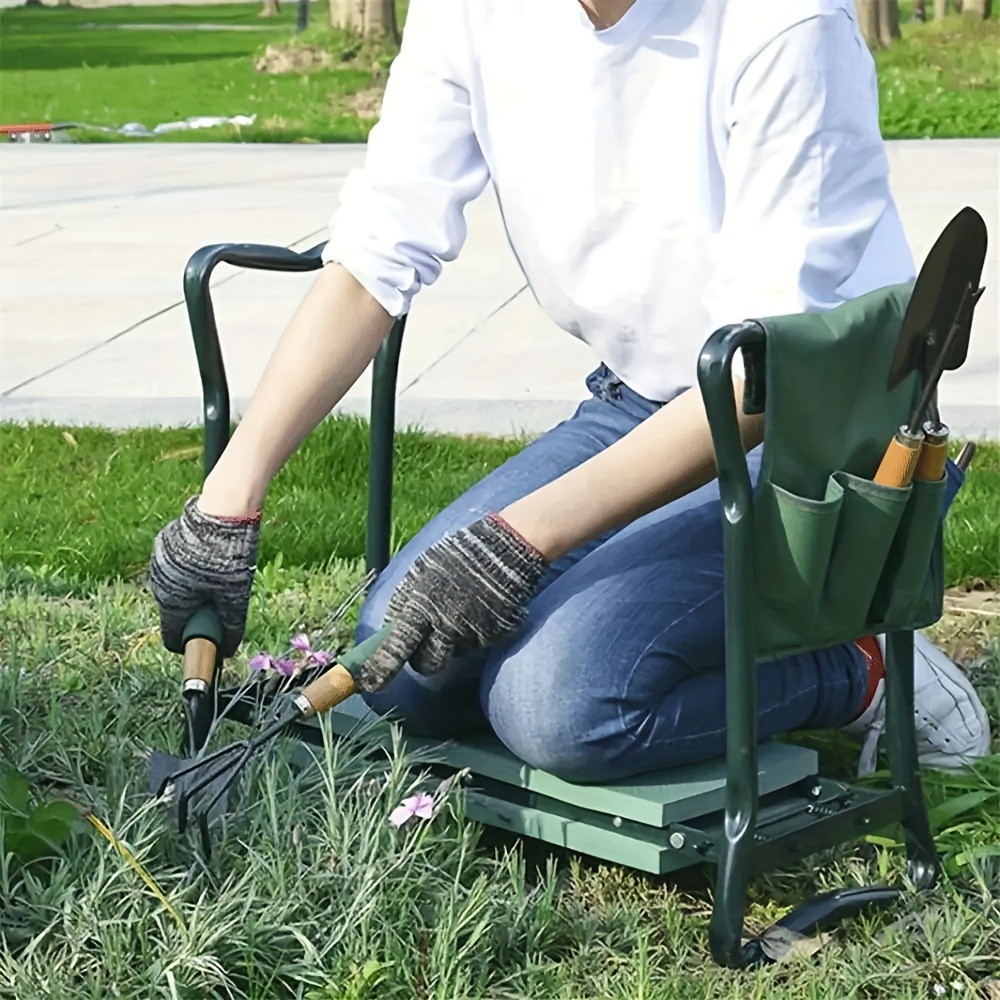 Collapsible garden kneeling st - Outdoor Furniture Metal Chairs 评论和价格