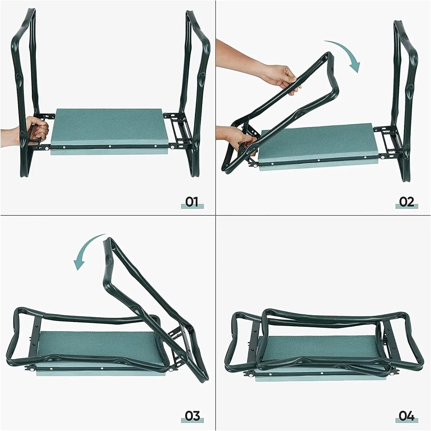 Collapsible garden kneeling st - Outdoor Furniture Metal Chairs 评论和价格
