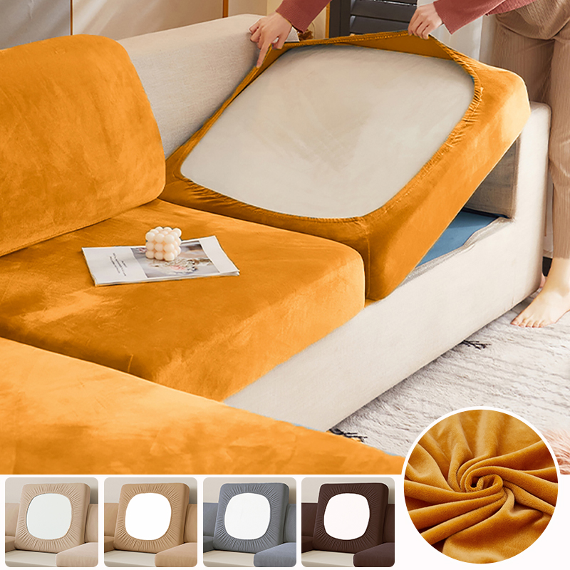 Elastic Velvet Sofa Seat Cushi - Outdoor Furniture L Shape 评论和价格