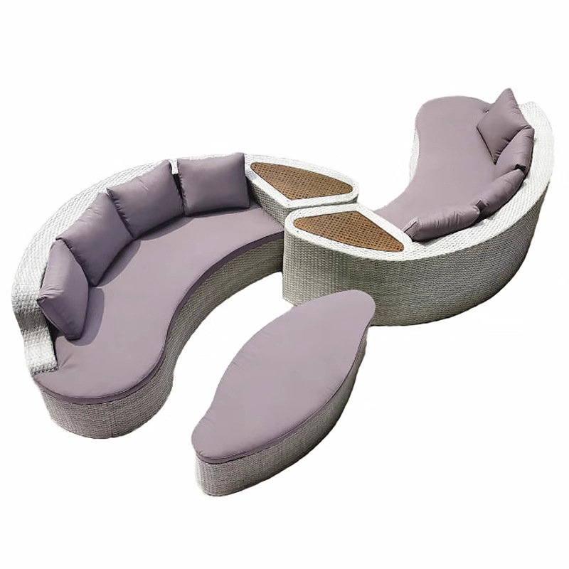 Round rattan sofa exhibition h - Outdoor Furniture Exhibition 评论和价格