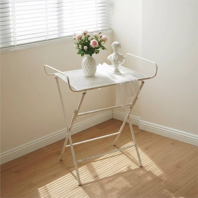 Vintage Wrought Iron Folding C - Outdoor Furniture Vintage 评论和价格