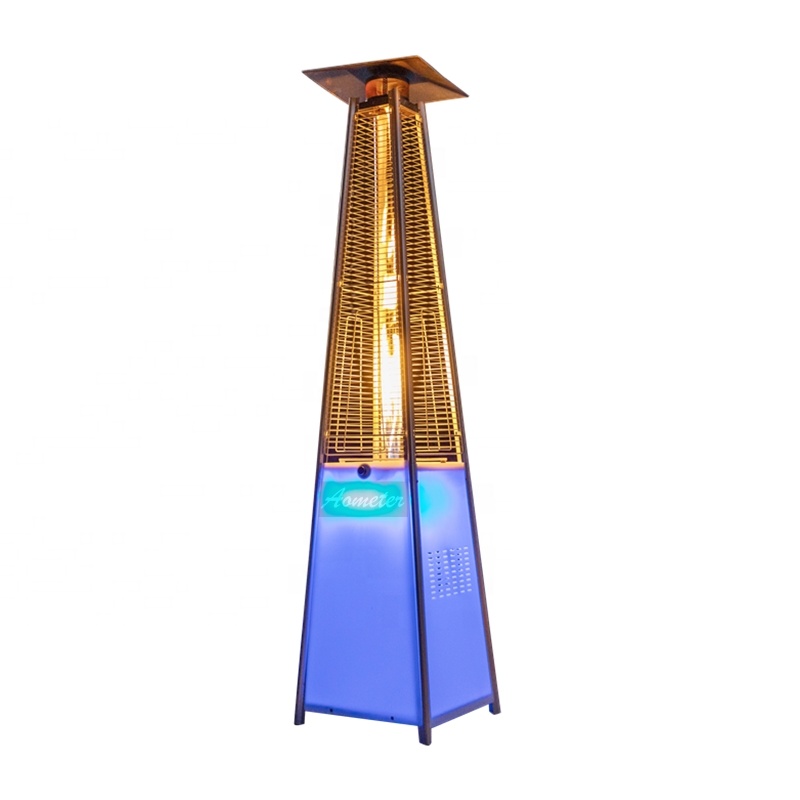 Pyramid-shaped LED Glass Tube  - Patio Heater Standing 评论和价格