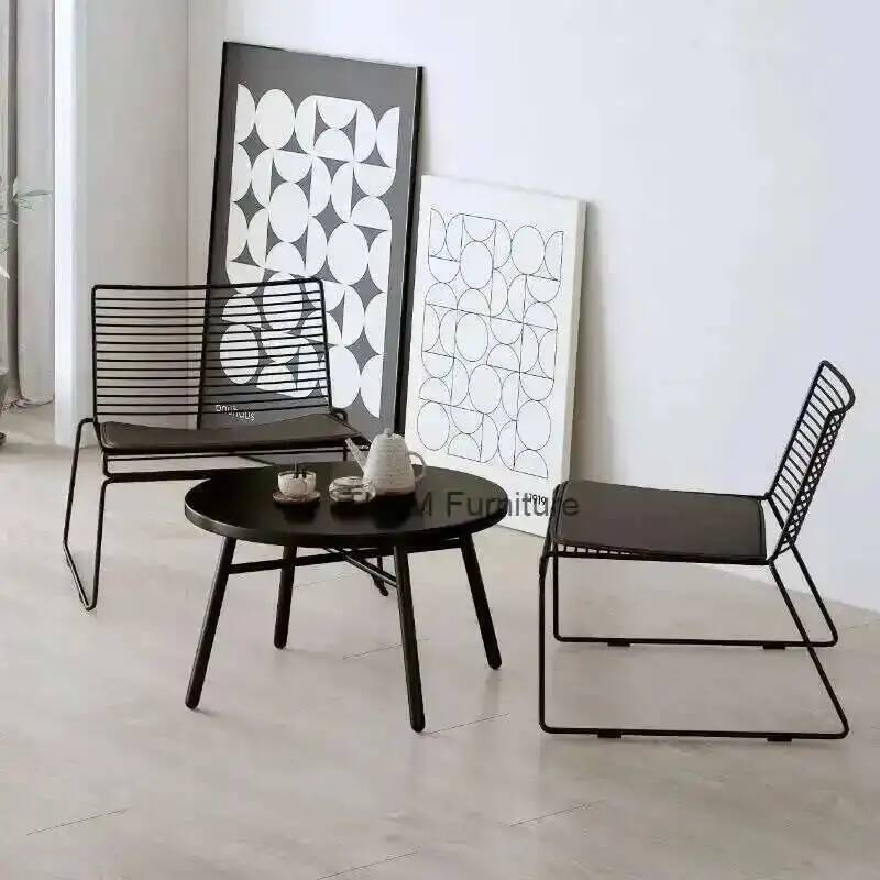 Simple Cafe Balcony Leisure Ir - Outdoor Furniture Cafe 评论和价格