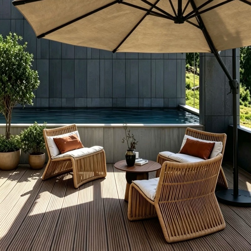 Nordic outdoor rattan rattan c - Outdoor Furniture One Piece 评论和价格