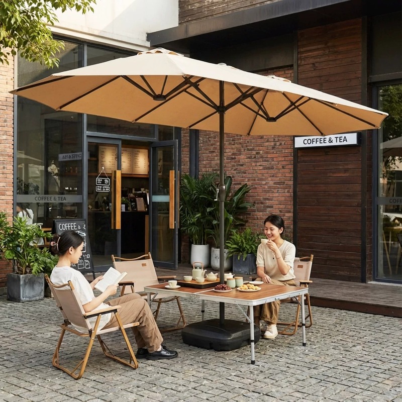 Outdoor Shade Umbrella Large C - Outdoor Furniture Sunbrella 评论和价格