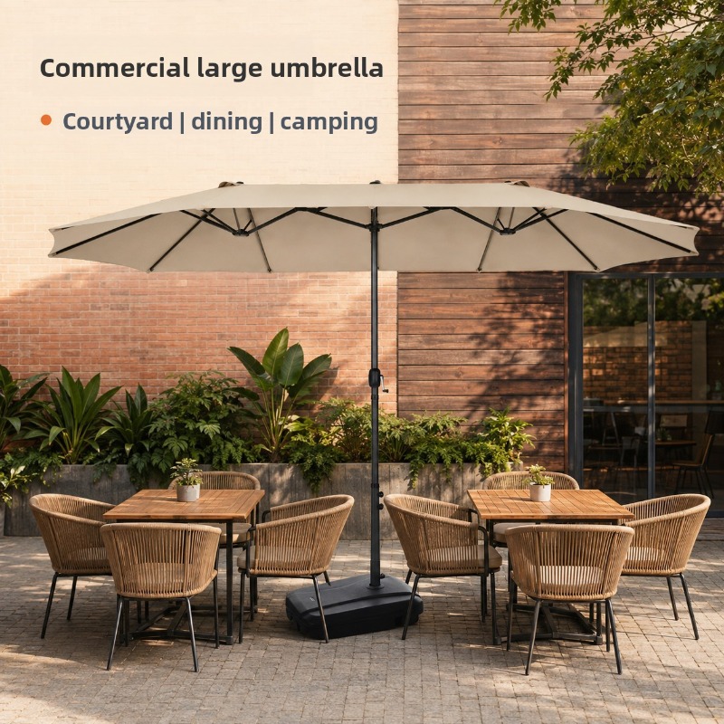 Outdoor Shade Umbrella Large C - Outdoor Furniture Sunbrella 评论和价格