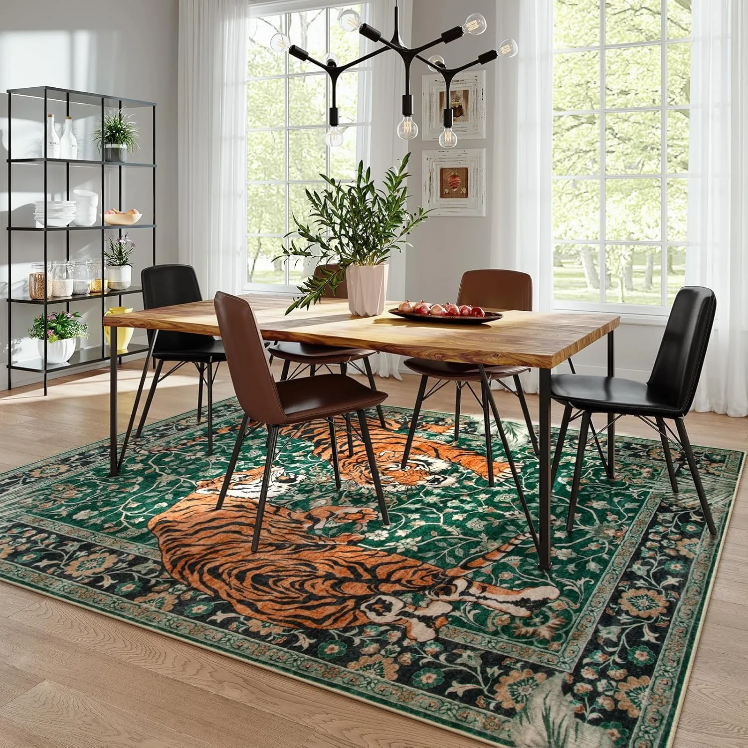 Jungle Tiger Rug for Living Ro - Outdoor Furniture Cafe 评论和价格