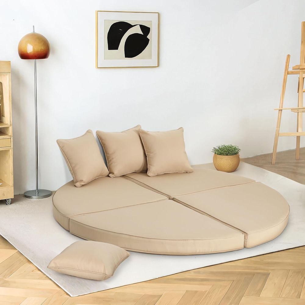 66 Inch Outdoor Patio Bed Roun - Outdoor Furniture Replacement Fabric 评论和价格