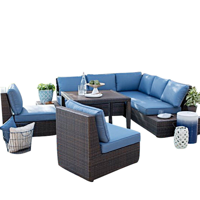 Outdoor Sofa Courtyard Rattan  - Outdoor Furniture Metal Chairs 评论和价格