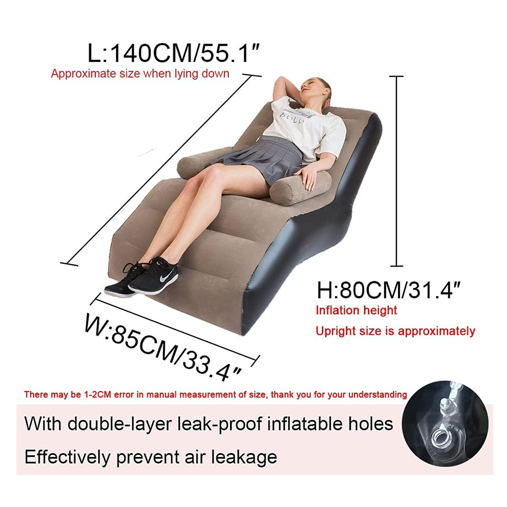 Folding Lazy Sofa,Inflatable L - Outdoor Furniture Hay 评论和价格