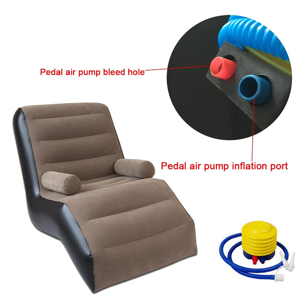 Folding Lazy Sofa,Inflatable L - Outdoor Furniture Hay 评论和价格