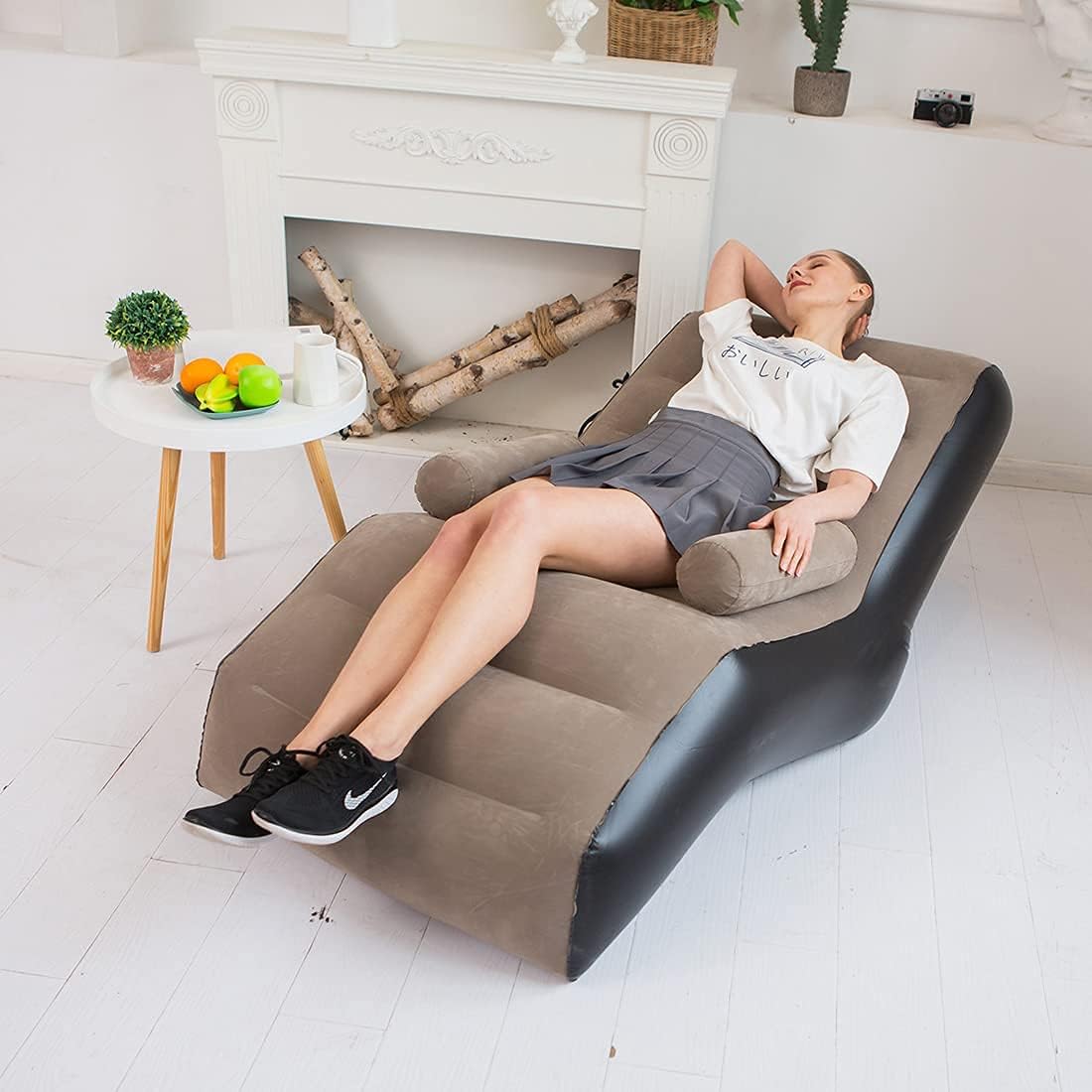 Folding Lazy Sofa,Inflatable L - Outdoor Furniture Hay 评论和价格
