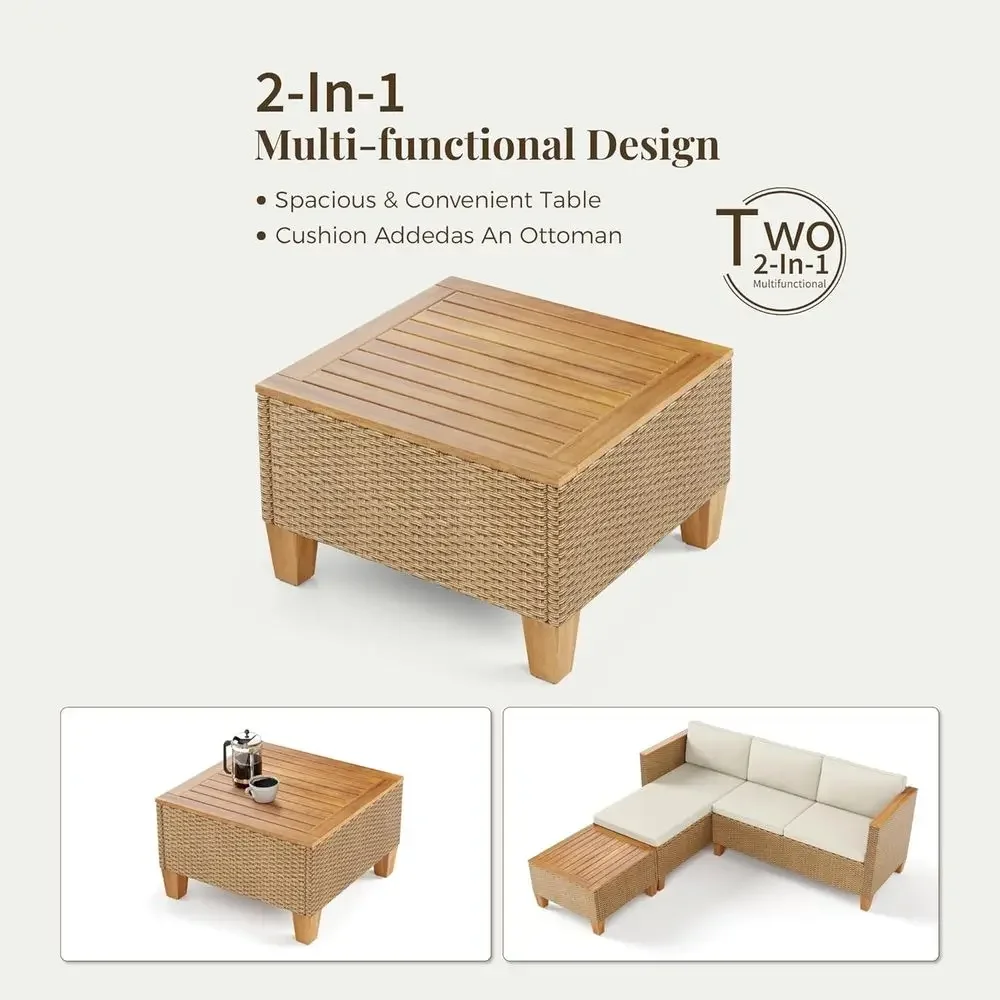 3-Piece Outdoor Patio Furnitur - Outdoor Furniture L Shape 评论和价格