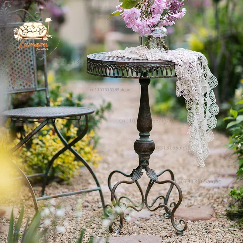 European Vintage Iron Garden T - Outdoor Furniture Vintage 评论和价格