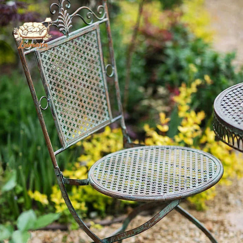 European Vintage Iron Garden T - Outdoor Furniture Vintage 评论和价格