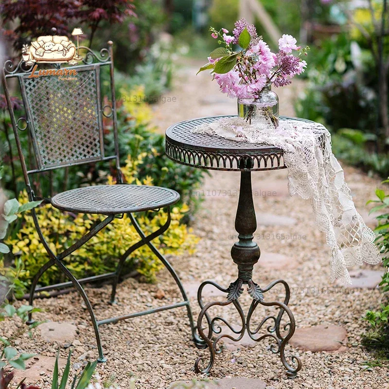 European Vintage Iron Garden T - Outdoor Furniture Vintage 评论和价格