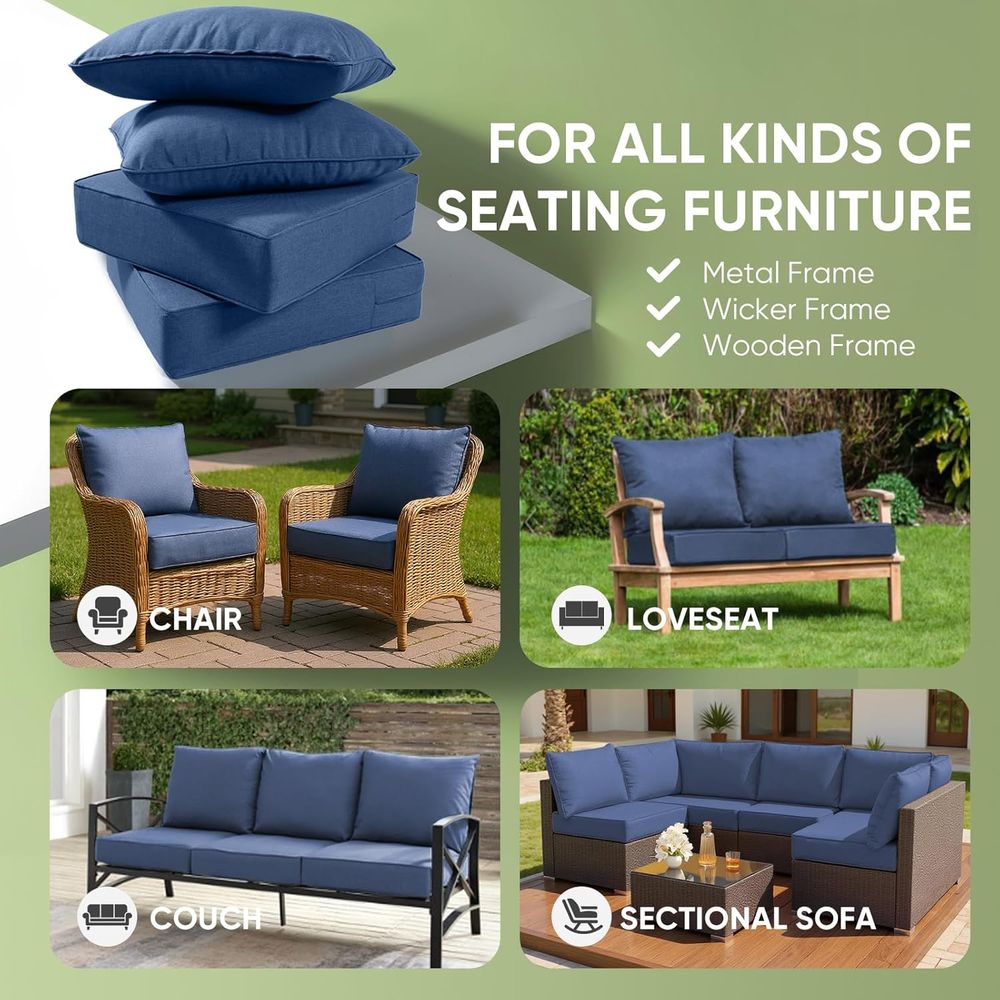 Outdoor Furniture Cushions, 6  - Outdoor Furniture Replacement Fabric 评论和价格